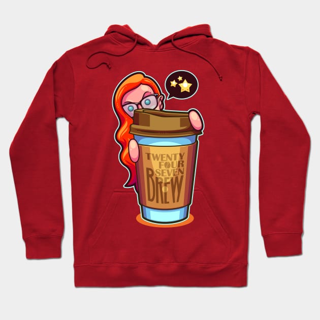 Ultra Jumbo Coffee Hoodie by ArtisticDyslexia